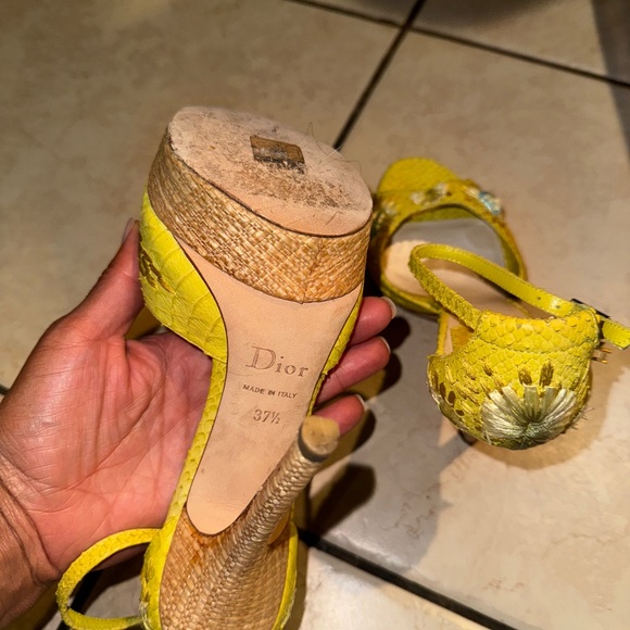 Dior Peeptoe Heels Vintage - Picture 11 of 11